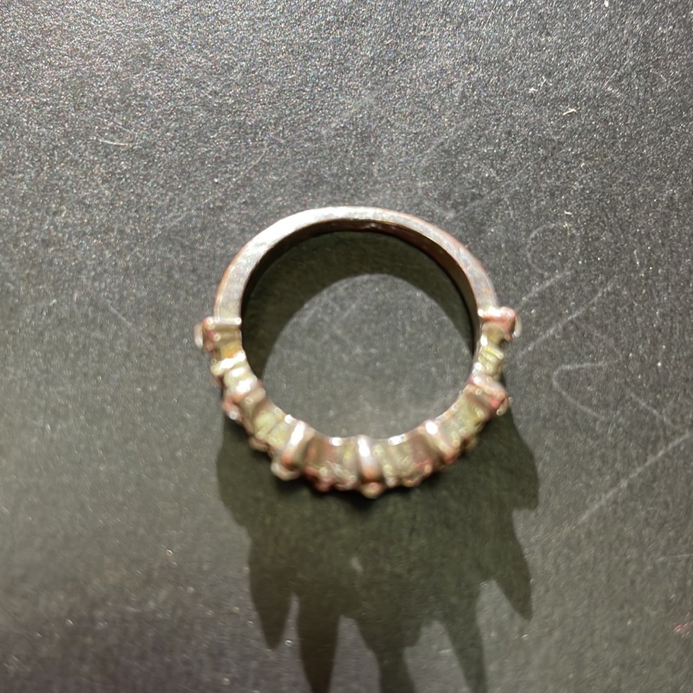 Silvertone Crown Ring - Picture 4 of 5